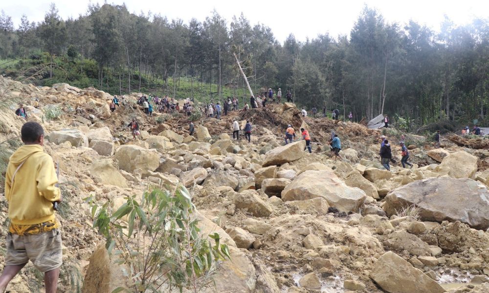 Papua New Guinea landslide